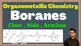 Boranes  Organometaliic Compounds  Metal Carbonyls  Clusters  CSIRNET  GATE  IIT JAM [upl. by Goldman590]