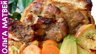 Свиная Рулька в Пиве по Баварски  Beer Roasted Pork Knuckles [upl. by Ayotahs176]