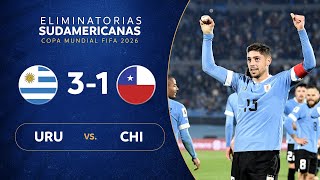 URUGUAY vs CHILE 31  RESUMEN  ELIMINATORIAS SUDAMERICANAS  FECHA 1 [upl. by Hilbert811]