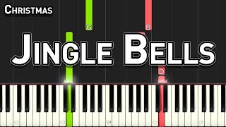 Christmas  Jingle Bells  Easy Piano Tutorial [upl. by Nylrem]