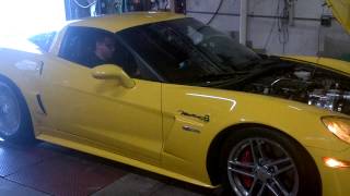 Forged Z06 with 8rib AampA kit and Cartek flip drive 12PSI Tuned by Optimum Performance [upl. by Olds]