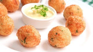 Albóndigas o Croquetas de Bacalao y Patata  Muy Fáciles y Deliciosas [upl. by Namlas]