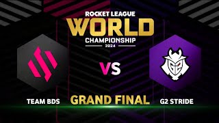 ROCKET LEAGUE WORLD CHAMPIONSHIP 2024  GRAND FINAL  TEAM BDS VS G2 STRIDE  RLCS 2024 [upl. by Annovahs]