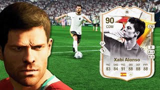 90 GOLAZO XABI ALONSO OBJECTIVE PLAYER REVIEW  EA FC 24 ULTIMATE TEAM [upl. by Asirem]