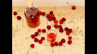 Romanian Cherry Liqueur Homemade Recipe  The Vișinată [upl. by Hnahc]