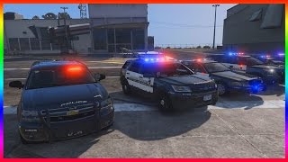 GTA 5  LSPD Pack  ELS Lighting Mod Showcase [upl. by Banna443]