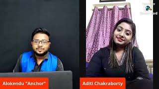 Aditi Chakraborty  sa re ga ma pa  live interview with Alokendu Chakraborty on News Bharat [upl. by Keeley971]