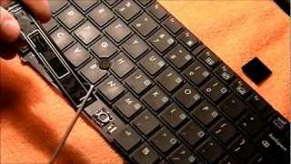 Tutorial How to remove and replace keys on an HP Elitebook Laptop in 1080P [upl. by Amlas62]