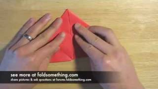 How to make an origami heart with a stand [upl. by Atilrak]