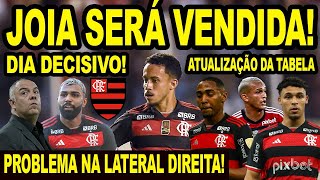 FLAMENGO VAI VENDER JOIA DA BASE PROBLEMA NA LATERAL DIREITA DO MENGÃO ATUALIZAÇÃO DA TABELA E [upl. by Seaman384]