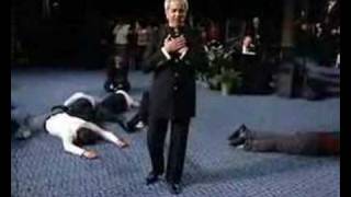 Benny Hinn  FIRE Falling on Audience in New York 2 [upl. by Ytsud250]