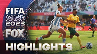 Argentina vs South Africa Highlights  2023 FIFA Womens World Cup [upl. by Marlowe47]