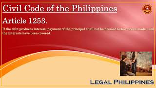 Civil Code of the Philippines Article 1253 [upl. by Neelsaj662]