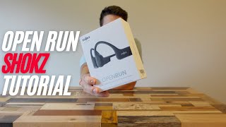 Shokz OpenRun Tutorial  Setup and User Guide [upl. by Hum658]