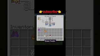 Brewing stand recipe in Minecraft✅ [upl. by Dippold]