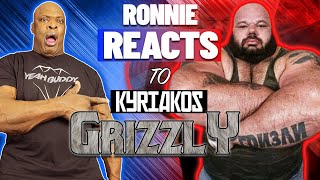 Ronnie Coleman REACTS to Kyriakos Grizzlys CRAZY A Lifts [upl. by Lalita681]