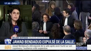 Jawad Bendaoud insulte copieusement son codétenu et provoque une suspension de séance [upl. by Pauli351]