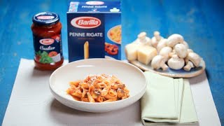 BARILLA SG  Penne with Chicken Mushroom and Tomatoes [upl. by Gothar]