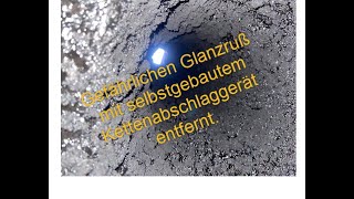 Gefährlichen Glanzruß mit selbstgebauten Abschlaggerät entfernen [upl. by Kadner351]