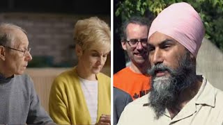 Jagmeet Singh addresses using Russian stock image in video [upl. by Hansiain]