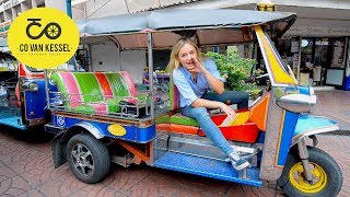 How to use a Tuk Tuk in BANGKOK Co van Kessel guide [upl. by Suertemed]