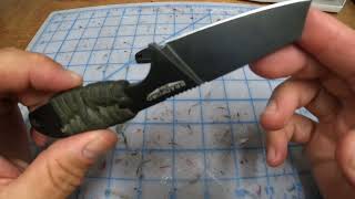 Bradford Gcleaver Fixed Blade EDC Review [upl. by Hpesojnhoj767]