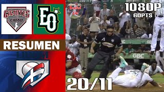 Resumen  Estrellas Orientales vs Gigantes del Cibao  Serie Regular Lidom 20242025 20112024 [upl. by Regor]