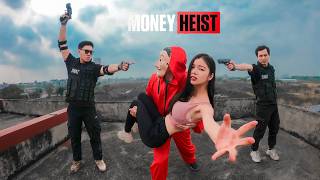 MONEY HEIST PARKOUR vs POLICE  RESCUE and ESCAPE Epic Parkour Chase [upl. by Doig]