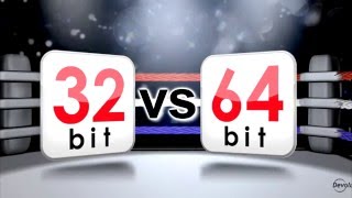 32bit vs 64bit  Explained [upl. by Saxon]