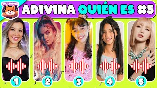 Adivina Quién Es 5 💖✨ Daniela Bustillos  Soy Pau Peso Pluma Karol G Lisa Lulu 99 [upl. by Cornew]