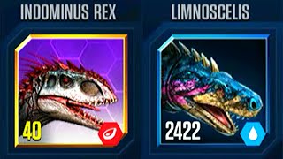 INDOMINUS REX VS LIMNOSCELIS JURASSIC WORLD [upl. by Towne411]