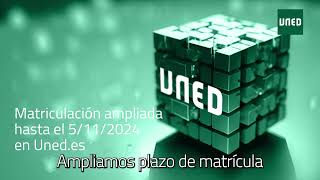 Campaña ampliación de Matrícula La UNED amplía el plazo de Matrícula para sus 24 Microgrados [upl. by Anglim]