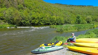 Belgium 20210530 Packrafting  Kayaking Semois Poupehan  Vresse [upl. by Barbaraanne]