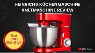 HEINRICHS Küchenmaschine I Knetmaschine HKM 8078 Review [upl. by Ahseken]