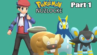 Starting my FIRST EVER Pokémon Nuzlocke  Pokemon BDSP Part 1 [upl. by Pontus]