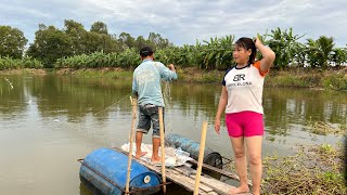 The girl diligently raises fish and pigs quotsurvival skills in ponds and lakesquot Farm Hiep De [upl. by Maury]