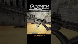 M4 Skeletonized  Gunsmith Simulator m4 shorts gunsmithsimulator guns steam gaming [upl. by Trevar293]