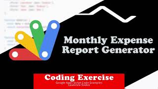 Create Your Own Monthly Expense Report with Google Sheets amp Apps Script [upl. by Coben859]