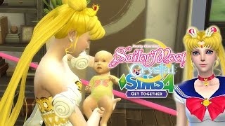 The Sims 4 Sailor Moon17 คลอดลูกสาว [upl. by Broderic]