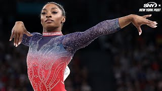 Simone Biles Olympics ends in heartbreak as she falls short of gold [upl. by Lubbi]