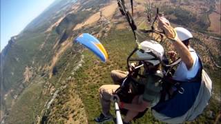 VUELO EN PARAPENTE BIPLAZA EN PAREJA [upl. by Colt]