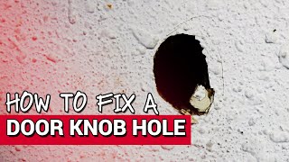 How To Fix A Door Knob Hole  Ace Hardware [upl. by Sedgewinn307]