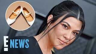 Kourtney Kardashian Shares the UNBELIEVABLE Way She Injured Her Foot  E News [upl. by Duntson237]