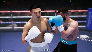 Teofimo Lopez vs Lomachenko  Undisputed  PC Gameplay [upl. by Omrellug188]