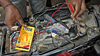 Bajaj discover 125 headlight problem headlight ke liye wiring kaise check Karen dekhiye [upl. by Ayvid]