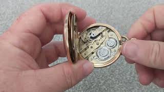 14k German Calendar Pocket Watch by Henri JacotBurman [upl. by Ellis]