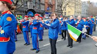 Artane Band  Dublin StPatricks Day Parade 2022 [upl. by Gnut]