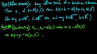 PP 65 Affine property Constructing Gaussians and Sphering [upl. by Aihppa]