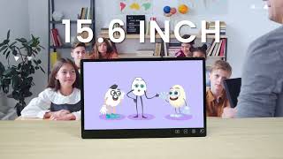 156inch T151B Antibacterial Coating Touchscreen Display｜GeChic [upl. by Aniahs378]