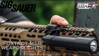 AimSurplus Product Spotlight Sig Sauer Foxtrot MSR Weaponlights [upl. by Nilesoj]